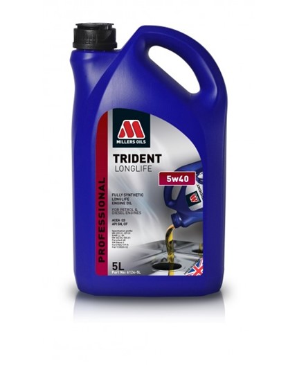 Millers Oils Trident Longlife 5w40 5L